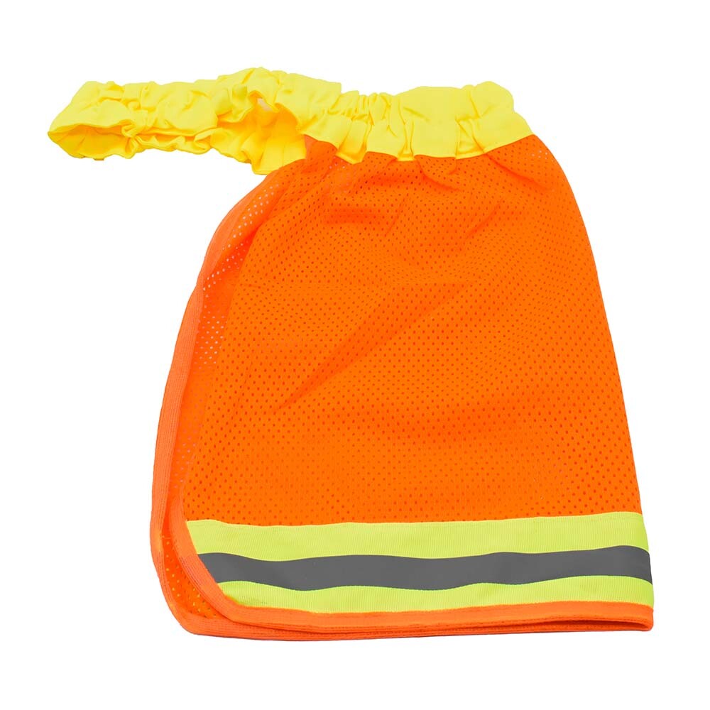 Neck Shield / Shade - High Visibility ORANGE Color with Reflective Tape