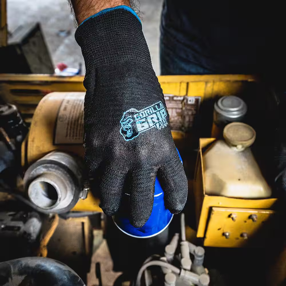 Large TRAX Extreme Grip Work Gloves (5-Pack)
