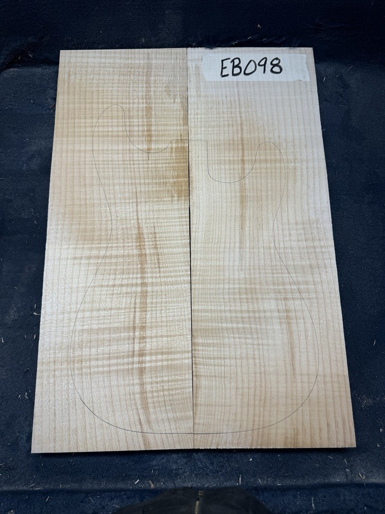 Flame figured maple carve-top/ guitar body / woodworking
