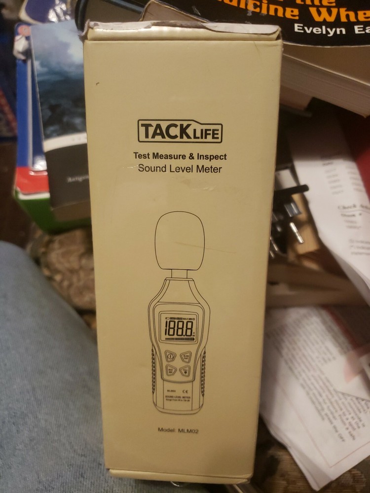 Decibel Meter TACKLIFE Sound Level Range 30-130dBA, Backlit Display Flashlight