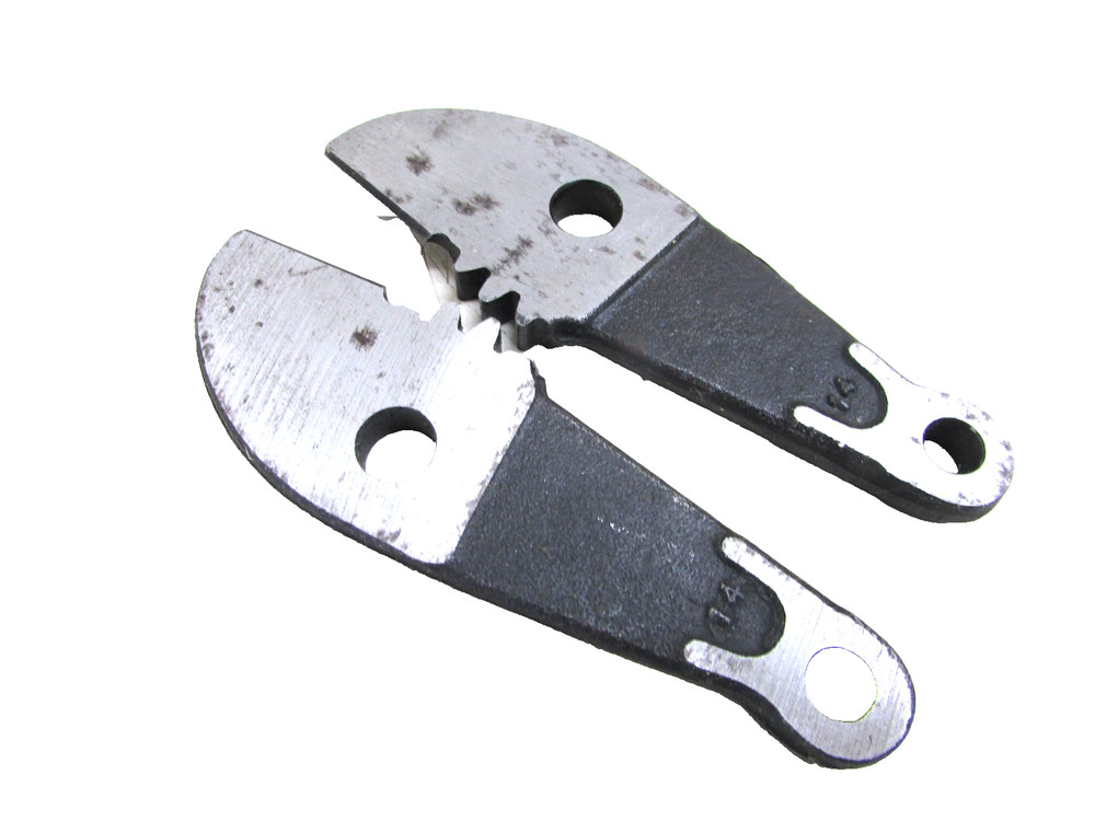 NOS! REPLACEMENT JAWS FOR 14" BOLT CUTTER, LEFT & RIGHT