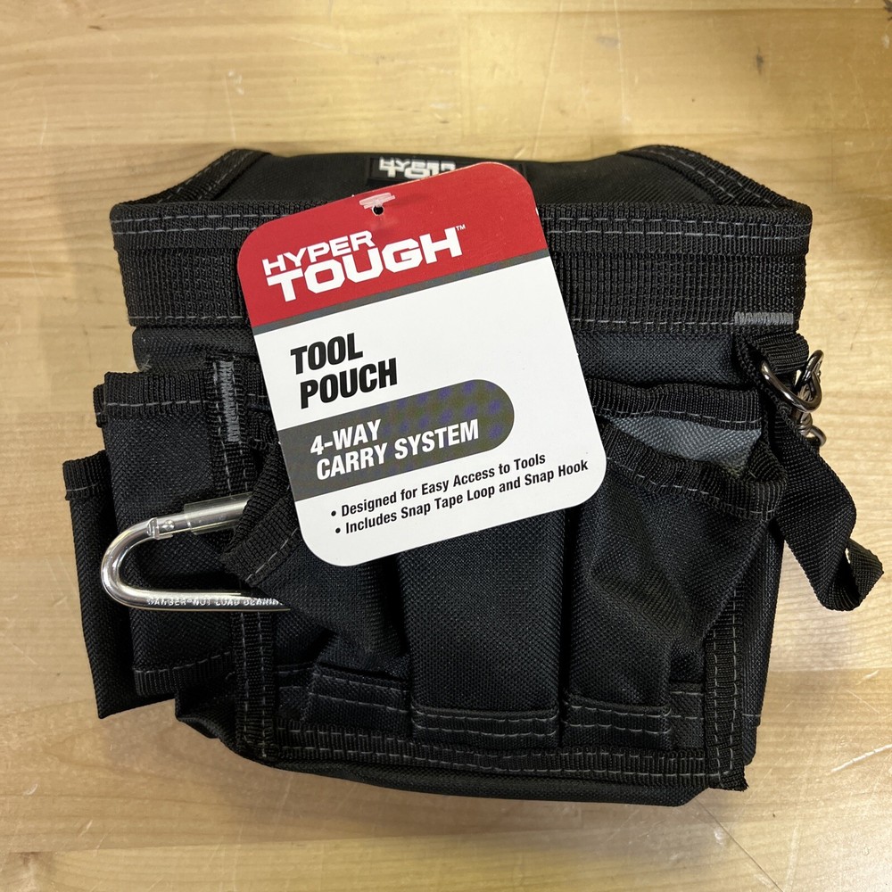 Hyper Tough Tool Pouch 4 Way Carry System (2 PACK)