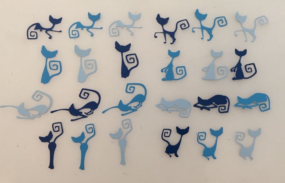 Tim Holtz Die Cuts * Mischievous * Three Sets * 24 Mischievous Cats!