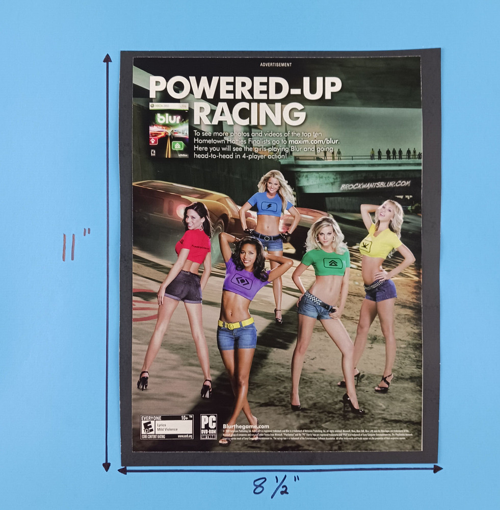 2009 Powered Up Racing 2-Page Print Advertisement