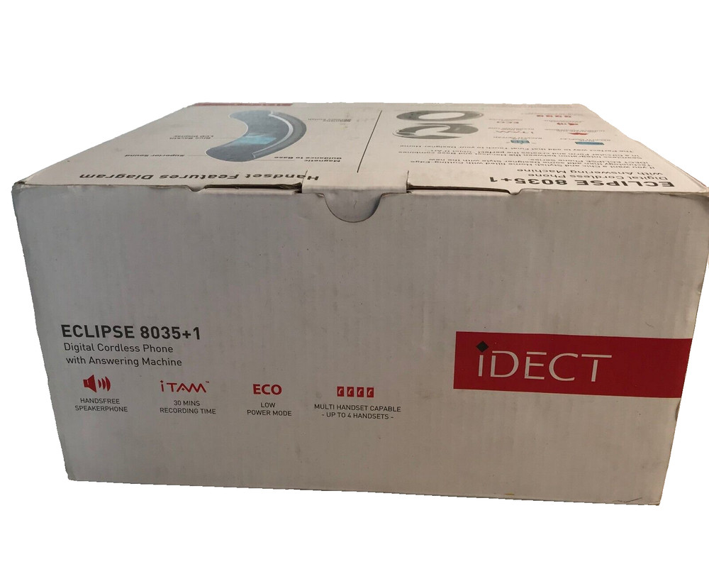 Idect Eclipse 8035 +1 Digital Cordless Phones With Answering Machine x 2