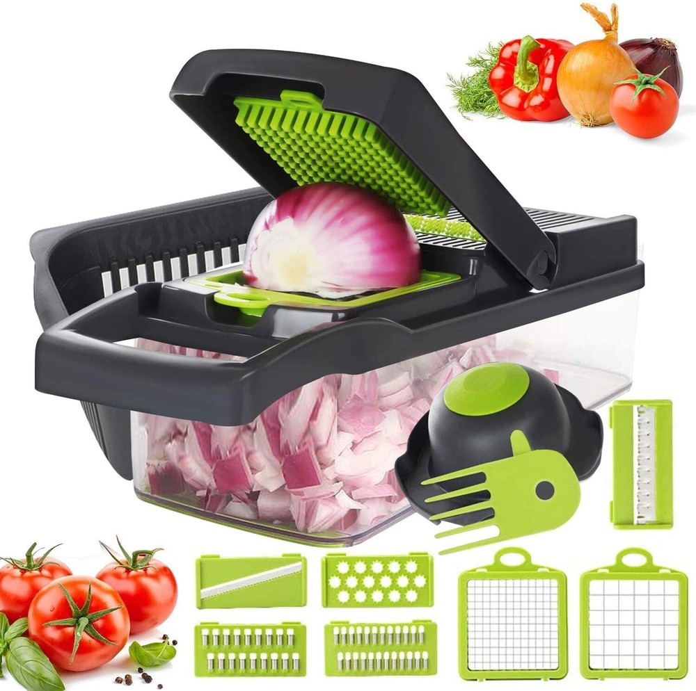 Cutter Chopper Vegetable and Fruit Slicer Pro 12 In 1 Multi Function Mandoline