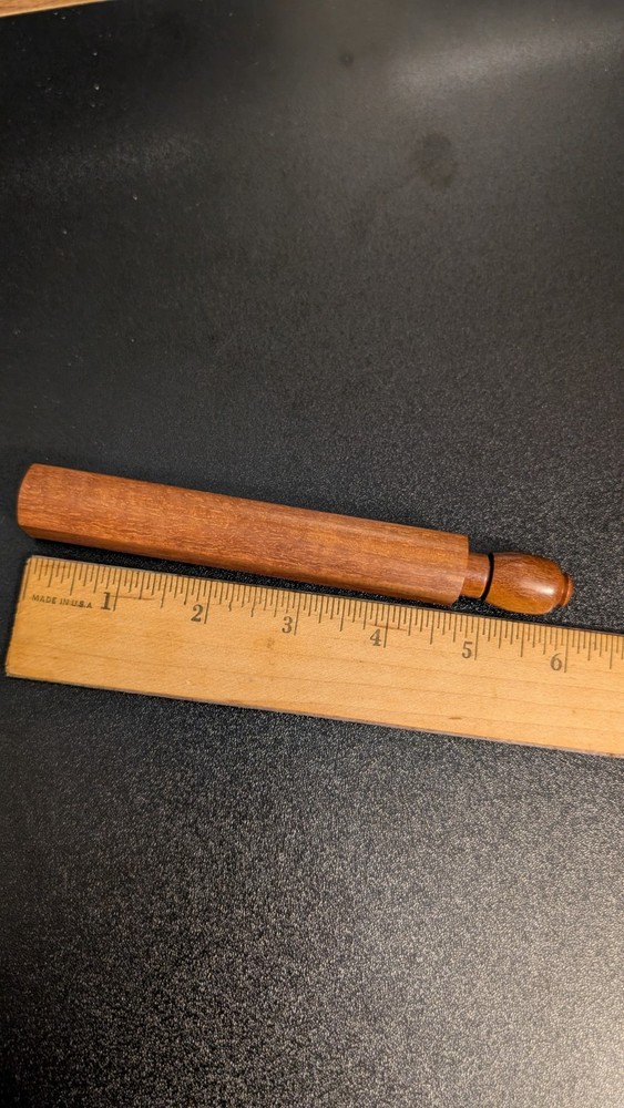 Needle Case Wood Needle Case Mid century Repro