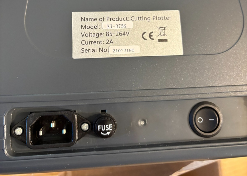 Signmaster Model KI-375S 375MMCutting Plotter Machine