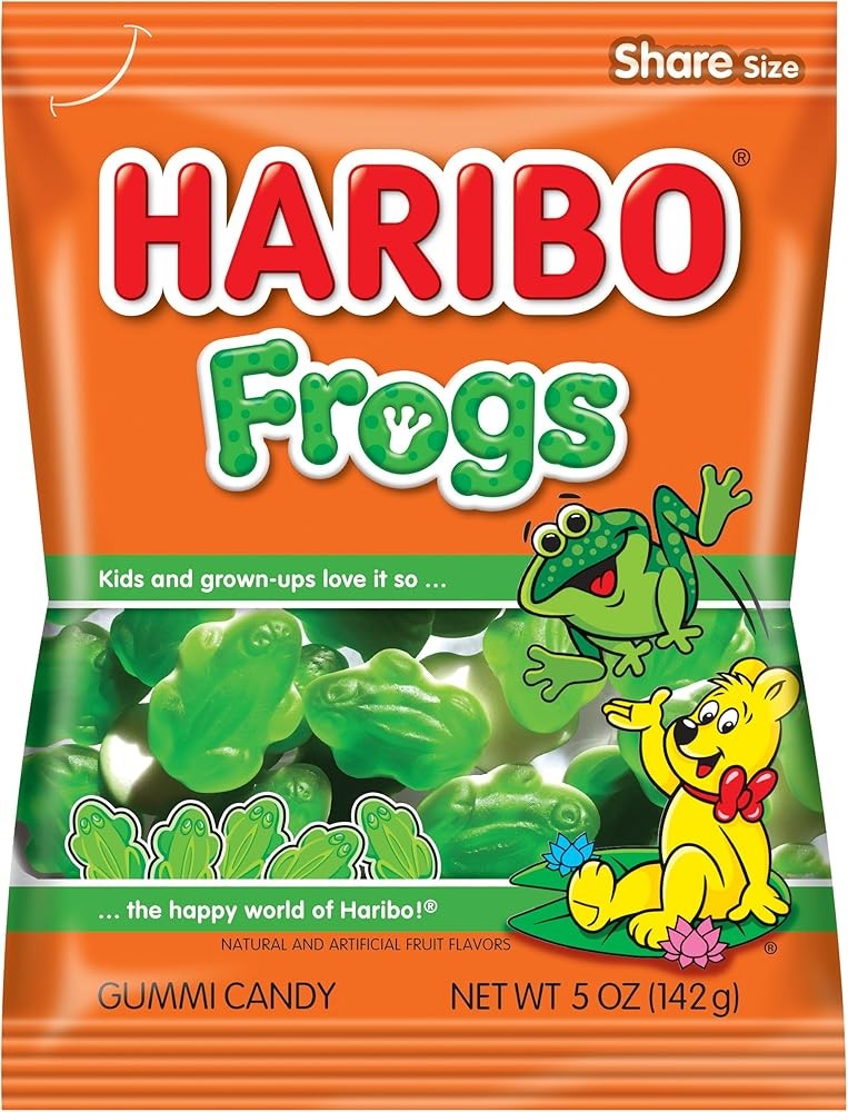 Gummi Candy, Frogs, 5 Ounce