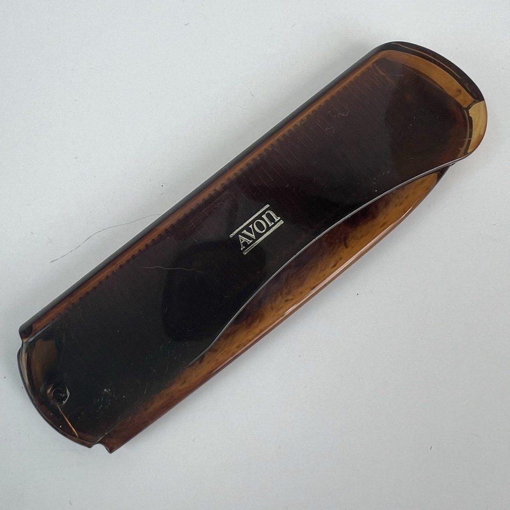 Avon Vintage Cambridge Collection folding tortoise comb 1982