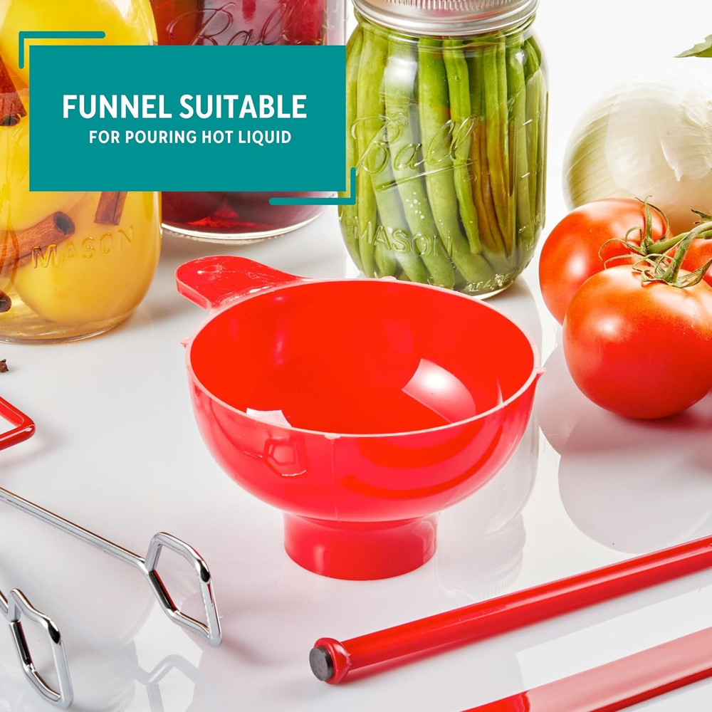 6Pc Canning Tool Set, Red