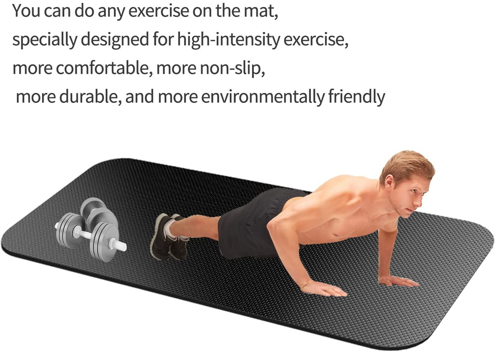 Large Exercise Mat,Exercise Equipment Mat,Treadmill Mat, Exercise Bike Mat, Work