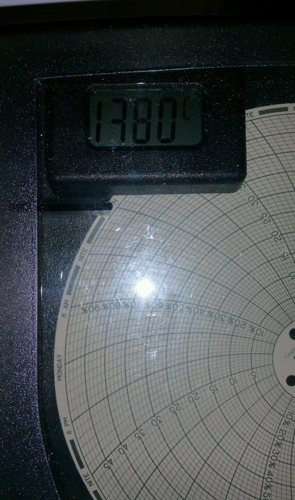 Dickson TH623, 6" Humidity/Temperature Recorder