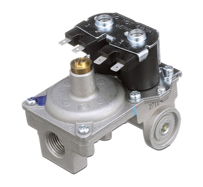 Dometic 31150 (38604), OEM Atwood HydroFlame Furnace Gas Valve, Side Outlet, 12V