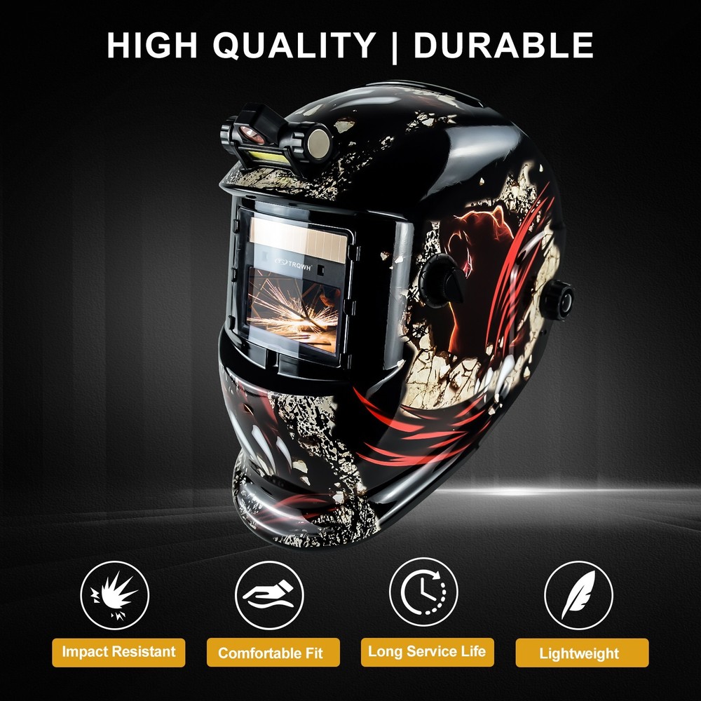 True Color Auto Darkening Welding Helmet