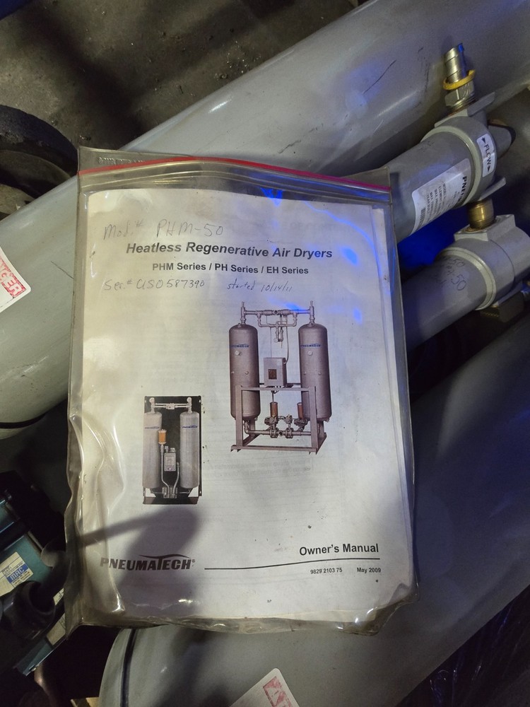 Pneumatech air dryer PHM-50. TWO UNITS