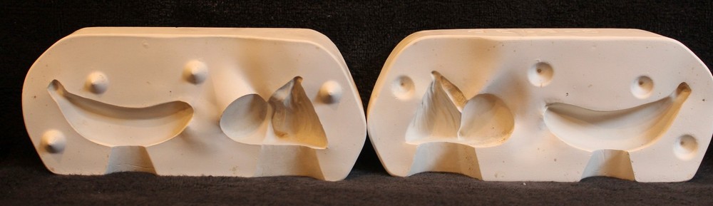 Vintage Fruit Banana Slip Casting Mold C893-D
