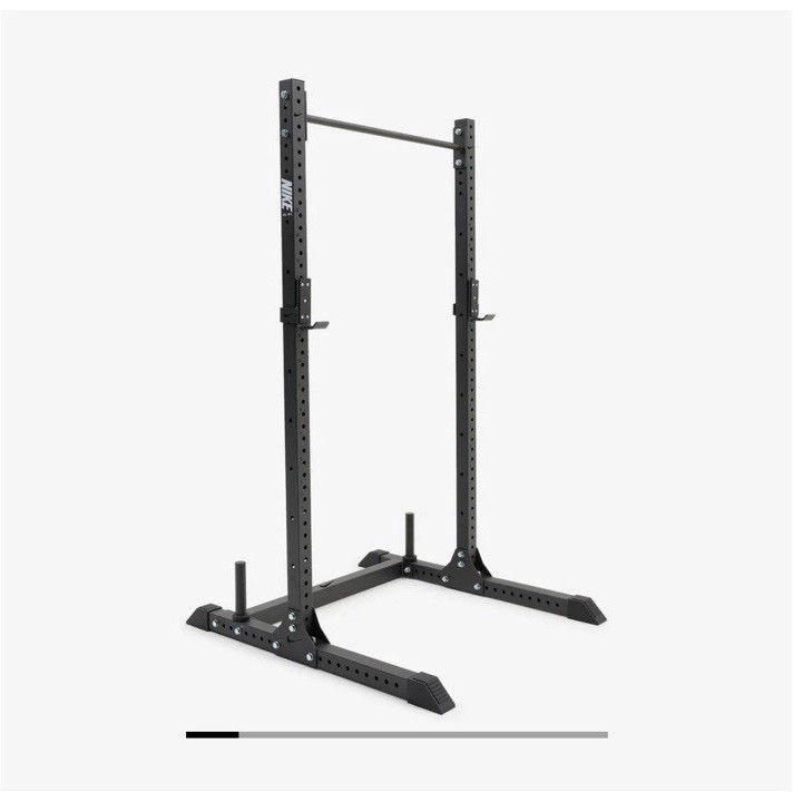 Nike Adjustable Power Rack Squat Rack Black Pull-Up Bar 700 lb Capacity