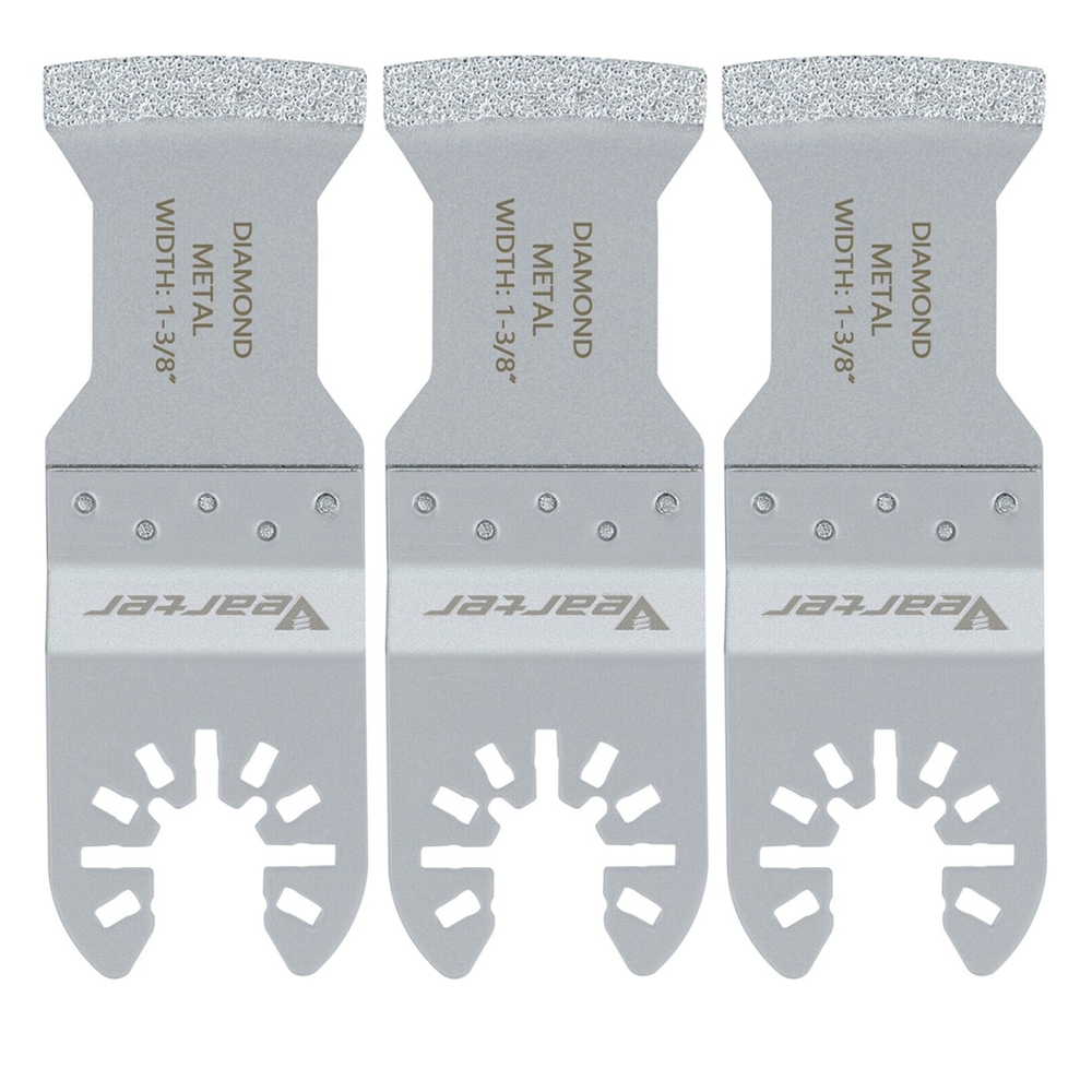 3X 34mm Oscillating Multitool Saw Blade Universal Diamond Grit Grout Removal