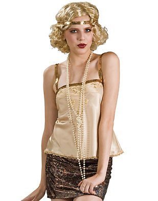 Womens White Plastic Pearl Halloween Necklace