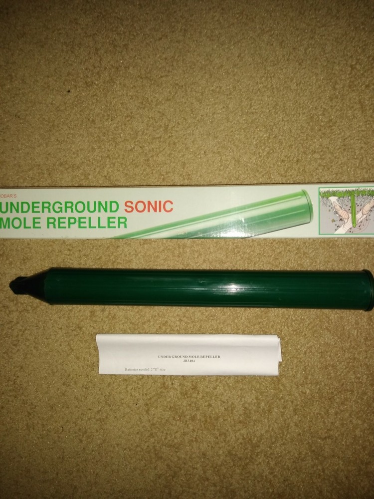 Jobar's Underground Sonic Mole/Gopher Repeller. NEW. FREE Shipping