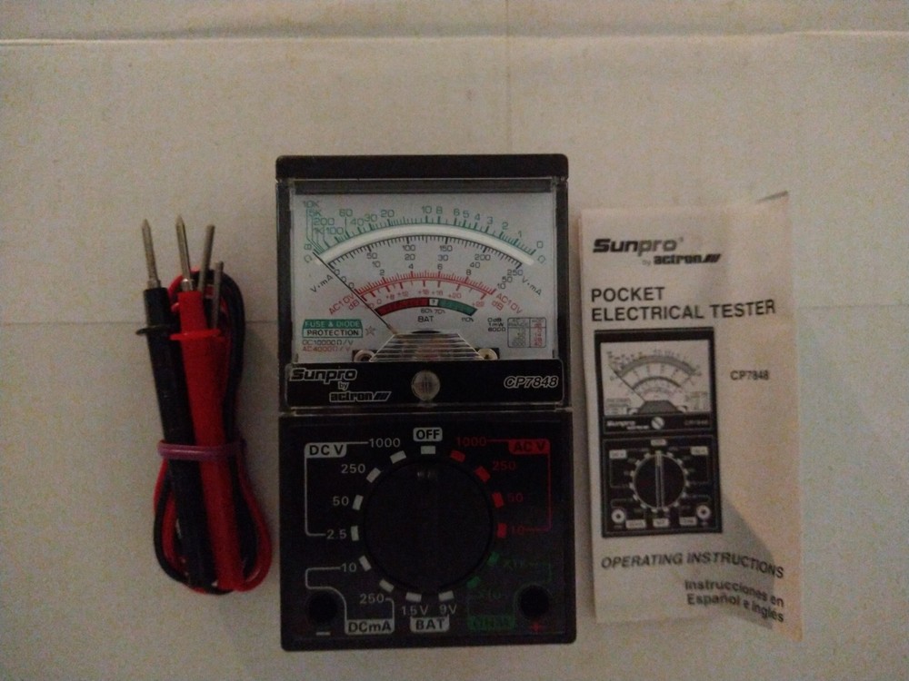 Sunpro CP7848 Pocket Electrical Tester