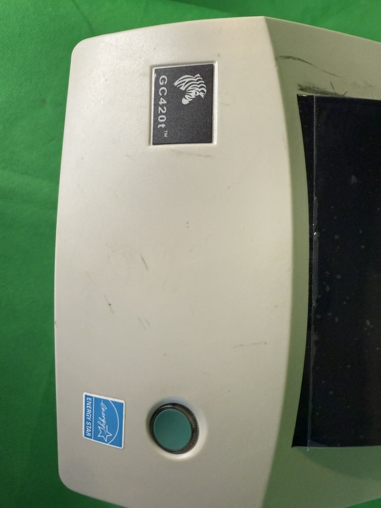 Zebra GC420t Printer Open As Is See Photos