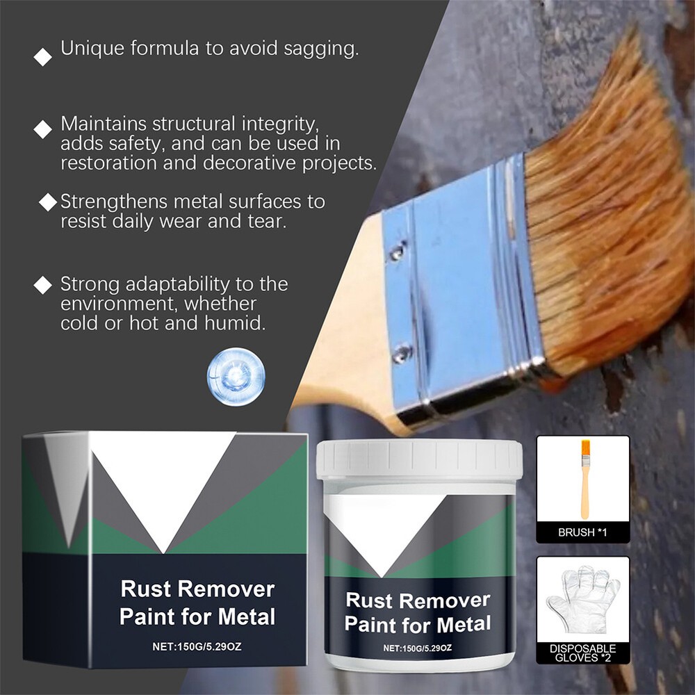 Car Anti-Rust Chassis Rust Converter Metal Surface Rust Remover Weather-Proof