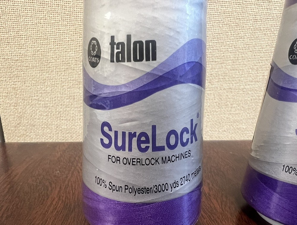 Coats Surelock Overlock Thread 3,000yd-Purple 6110-945