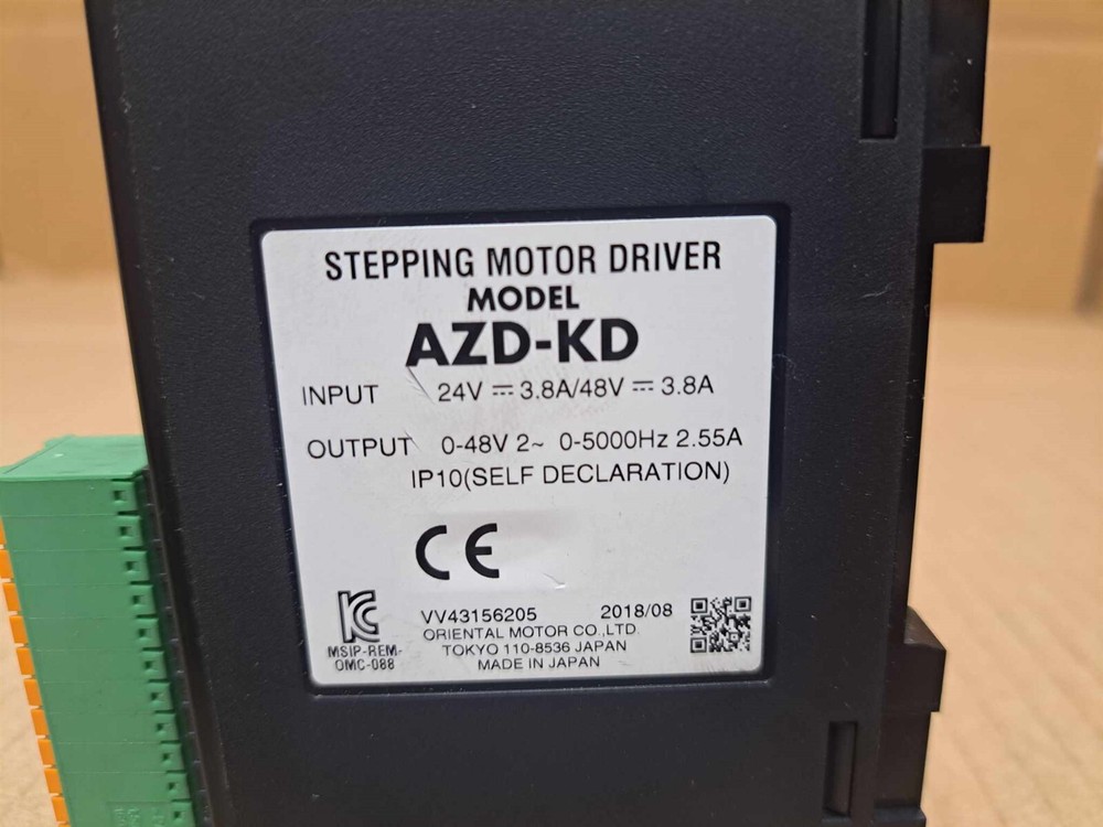 Oriental Motor Co. Stepping Motor Driver Part No. AZD-KD
