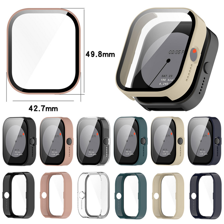 For CMF Watch Pro (D395) Full Cover Watch Protective Case Screen Protector Glass
