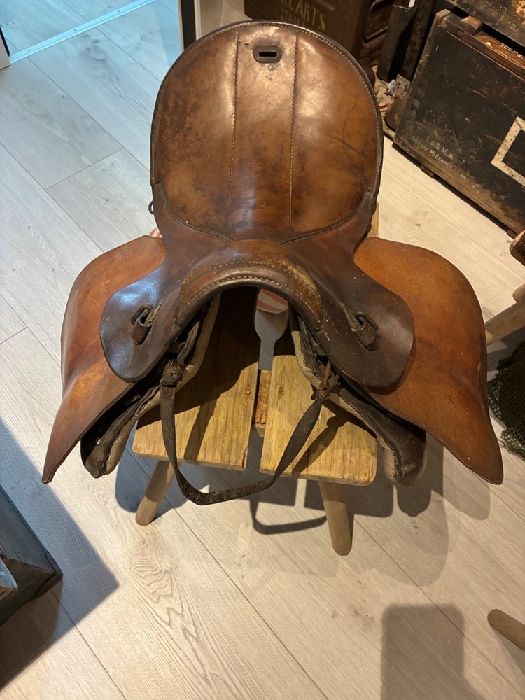 Original German WW2 Cavalry Saddle 1943