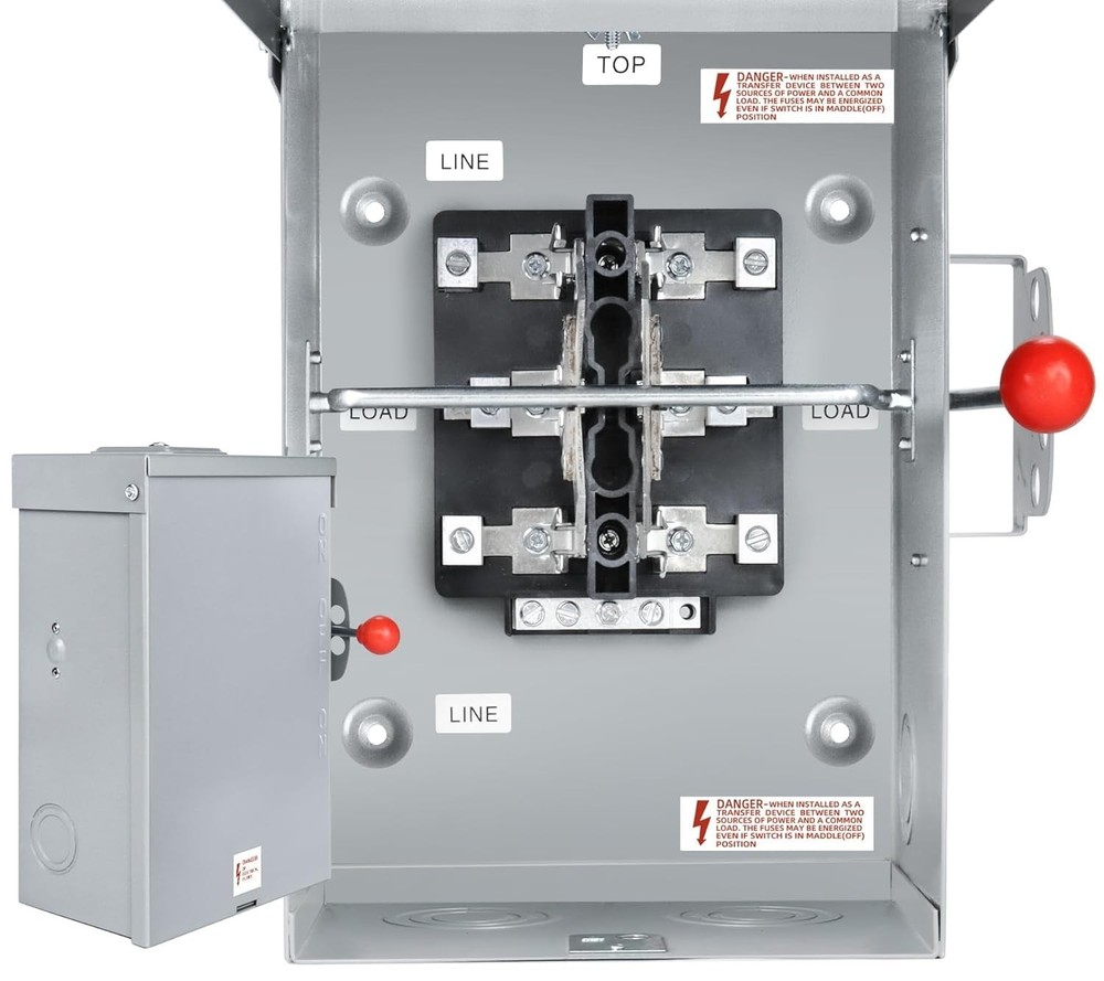 100A Manual Transfer Switch for Generator, Manual Generator Transfer Switch,100