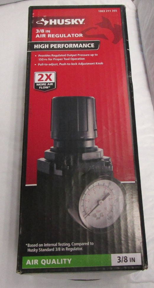 Husky 3/8 in. High Performance Air Regulator