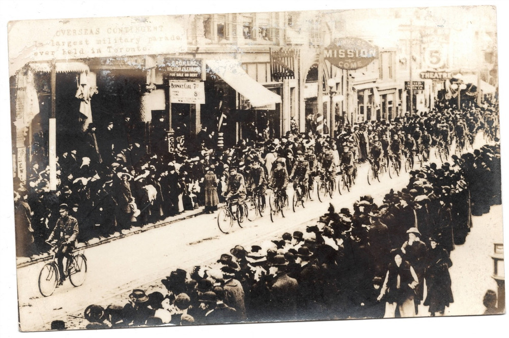 Torontos Largest Military Parade August 4th, 1915