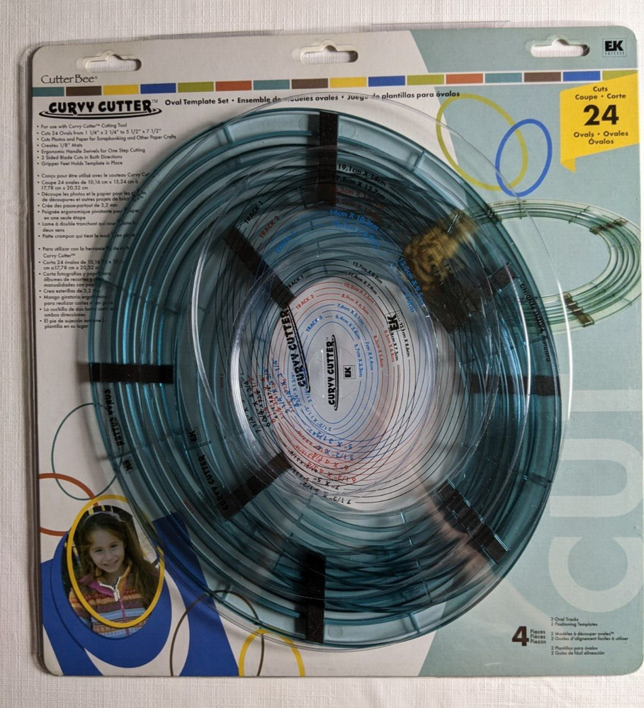 Cutter Bee Curvy Cutter Circle Cutter Set & Oval Template
