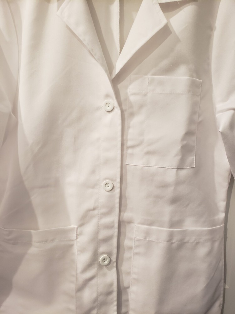 White Meta Lab Coat, Women's, Size 8