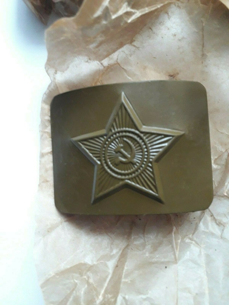 Soviet soldier buckle star