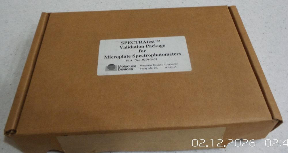 Molecular Devices SpectraTest ABS1 Absorbance Validation Plate 0200-2405 – – New