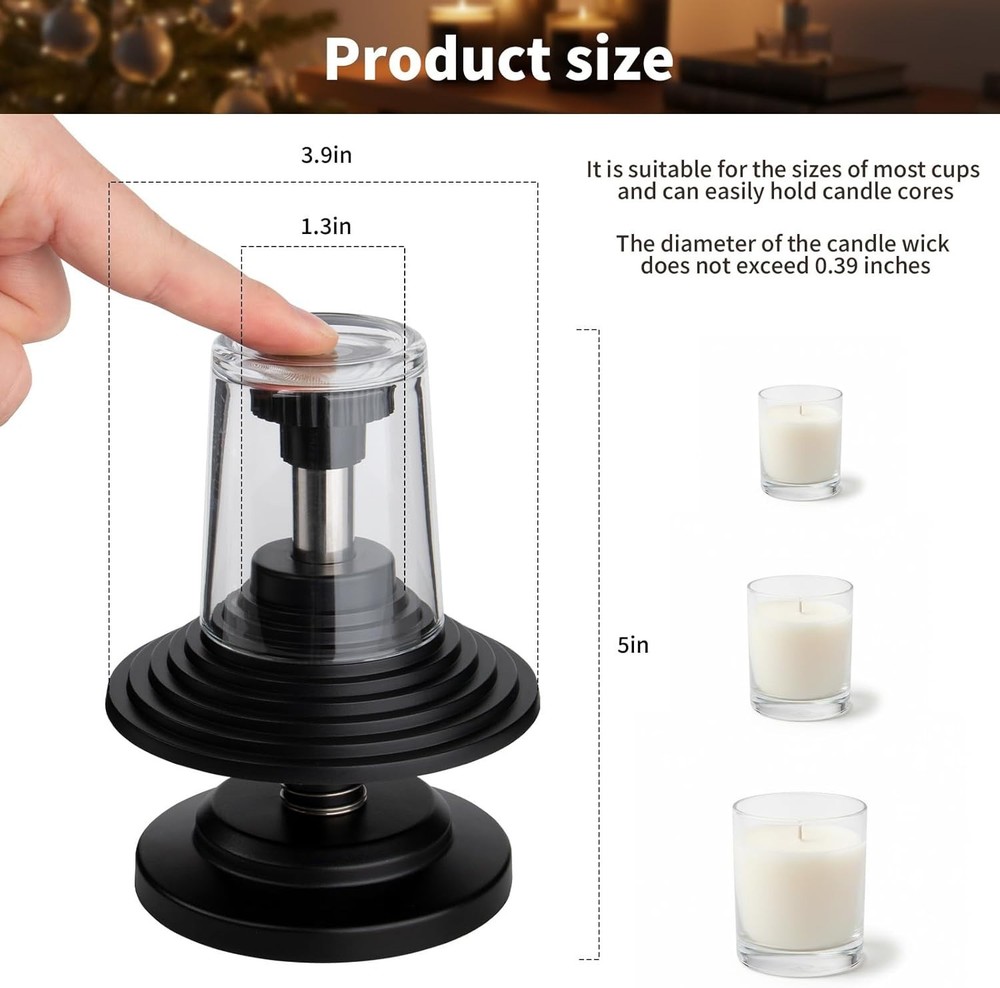Candle Making Essential – Adjustable Wick Holder for Straight & Centered Wicks