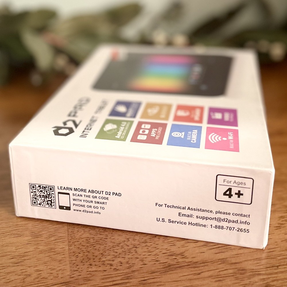 D2 Pad Internet Tablet DII White 7" Android 4.0 Built In Front Camera Pre Loaded