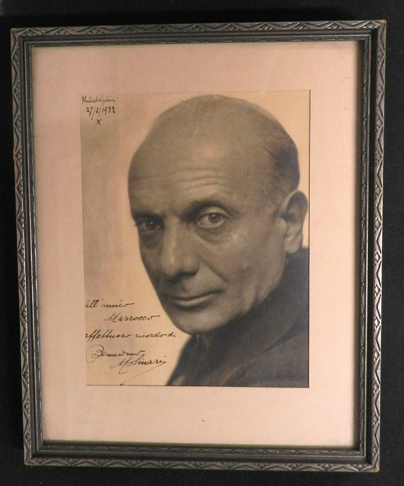 1932 Bernardino Molinari Signed Autograph Photo