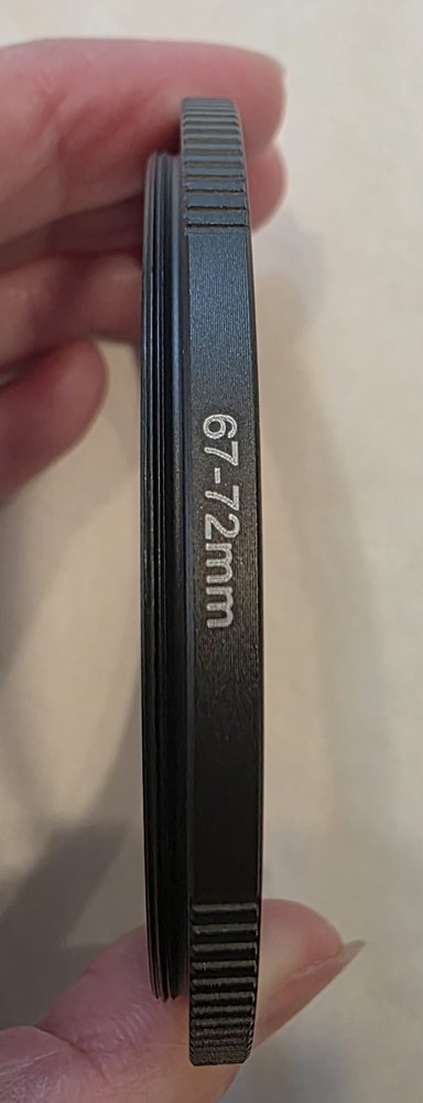Sensei Pro Aluminum Step-up Ring 67mm-72mm