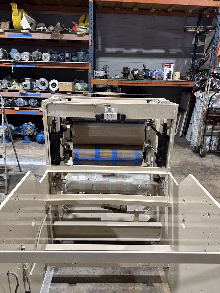 D&R Inc. 26 x 8 DNR Roll Sheet Take-Off Puller with Slitter IN REBUILD PROCESS