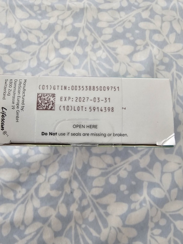 New One Touch Verio 100ct Test Strips