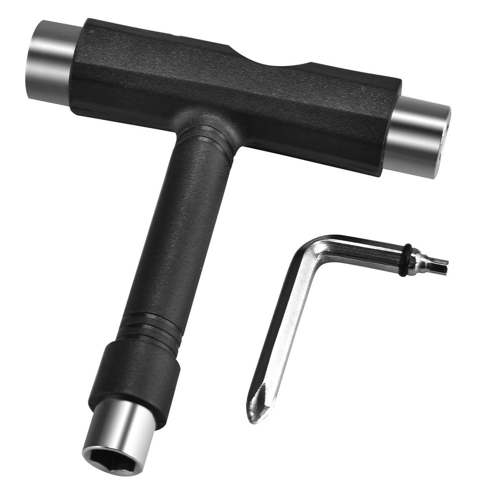 Skateboard T Tool All in One Multi Function Skate Longboard Repair Wrench Tool
