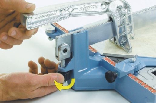 SIGMA 7F Pull Tile Cutter +Diamond Flap Disc &Diamond Chamfer Bit SHIPS FROM USA