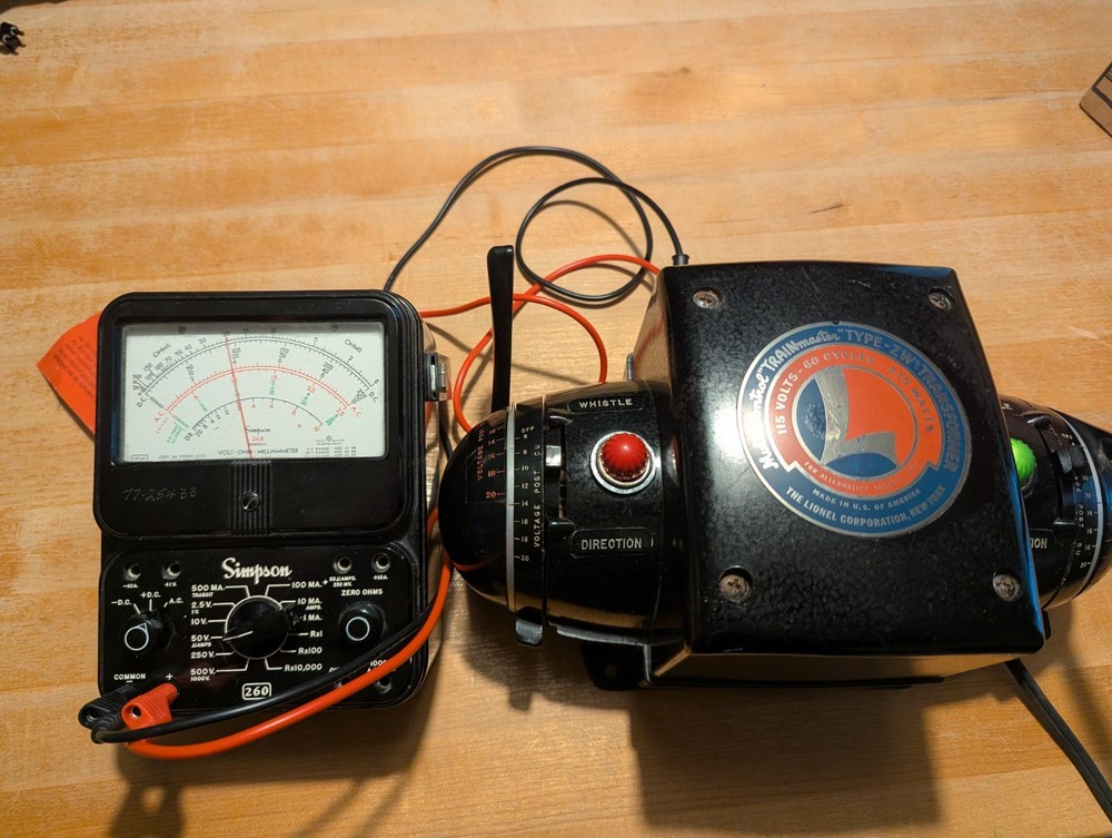 Lionel Multi Control Trainmaster Type ZW Transformer 115v 60 C 275 Watts
