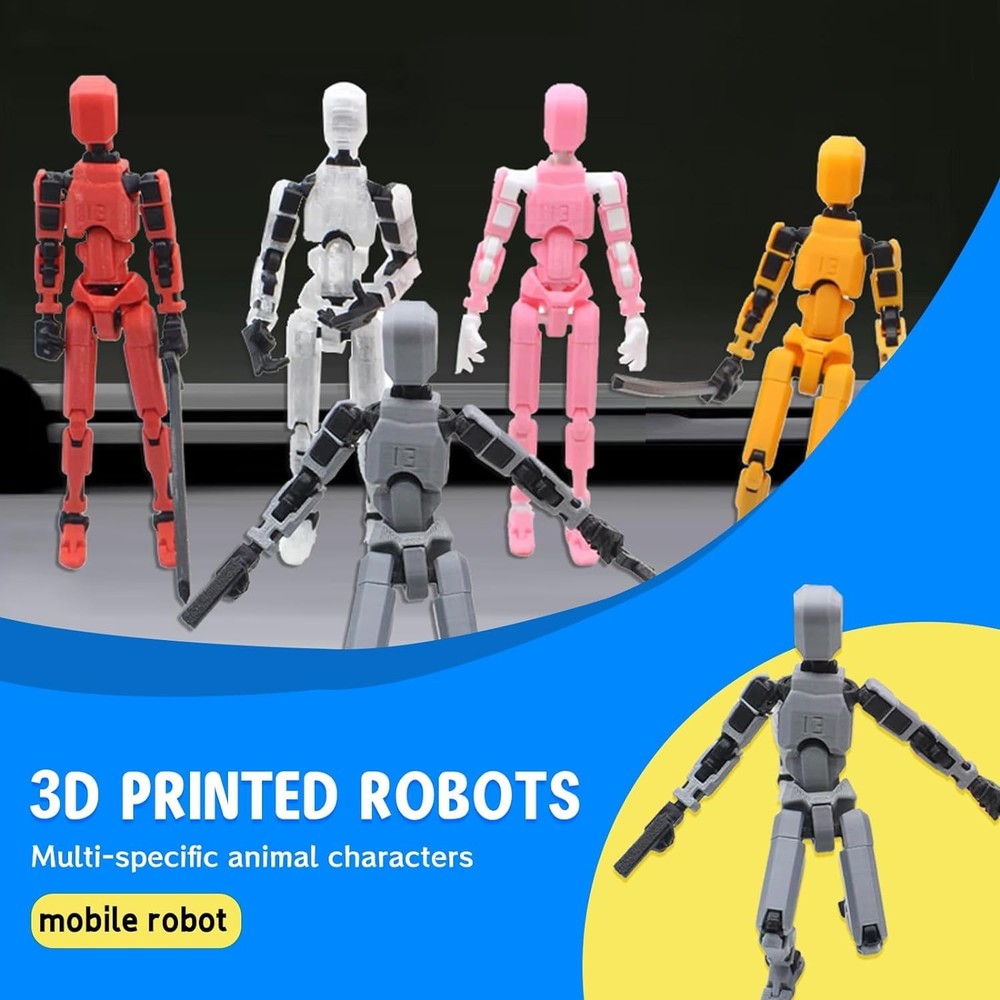 MerryXD 6 Pack Assembly Completed T13 3D Action Pocket-size, 6pack