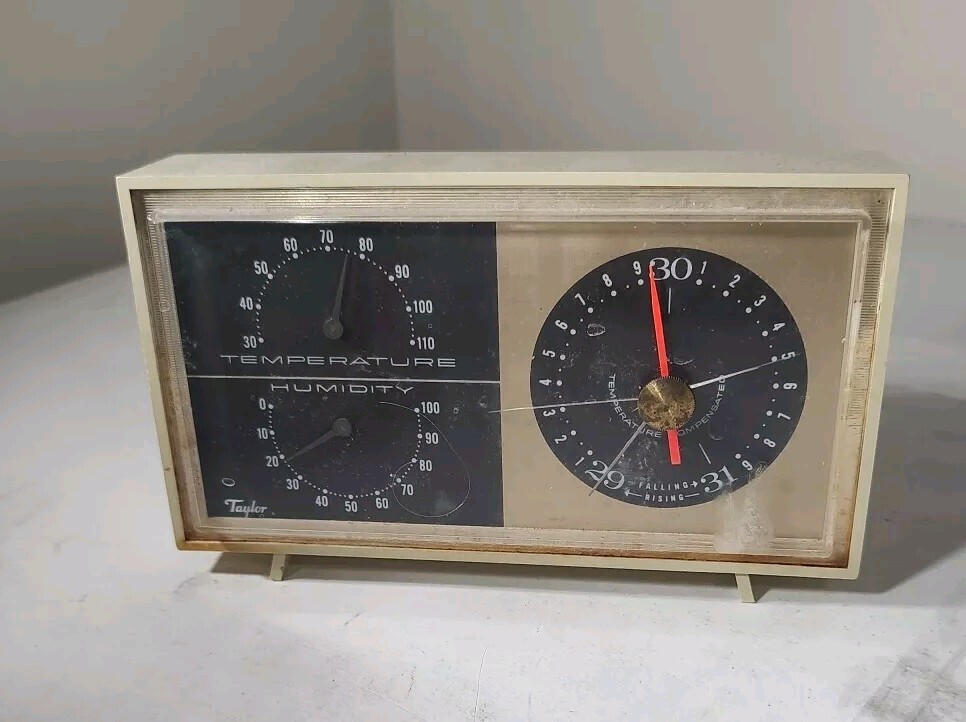 Temperature & Humidity Barometer: Taylor Instrument Co.